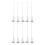 10Pcs White Plastic Car Flag Pole Kit Heavy Duty Window Mount Clips 1