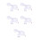 5Pcs Multifunction Water Leak Detector Probes White Plastic with Cable 1