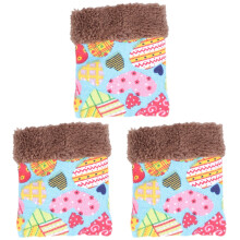 3Pcs Printed Multi Pet Warm Bed House for Hamster Small Animals Nest