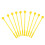 10Pcs Yellow Ps Drum Sticks Durable Percussion Mallets for Drums 1