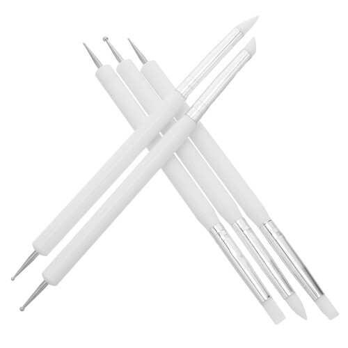 5St Silicone Modelleergereedschap Met Ergonomische Grip
