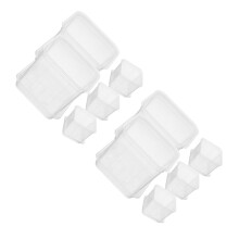 2Sets Plastic Orchidee Bloempotjes Voor Decor Met Drainage