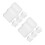 2Sets Plastic Orchidee Bloempotjes Voor Decor Met Drainage 1