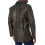 (M) Winchester Distressed Vintage Brown Leather Car Coat 3