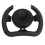 Racing 280mm D Shaped Steering Wheel Black 21