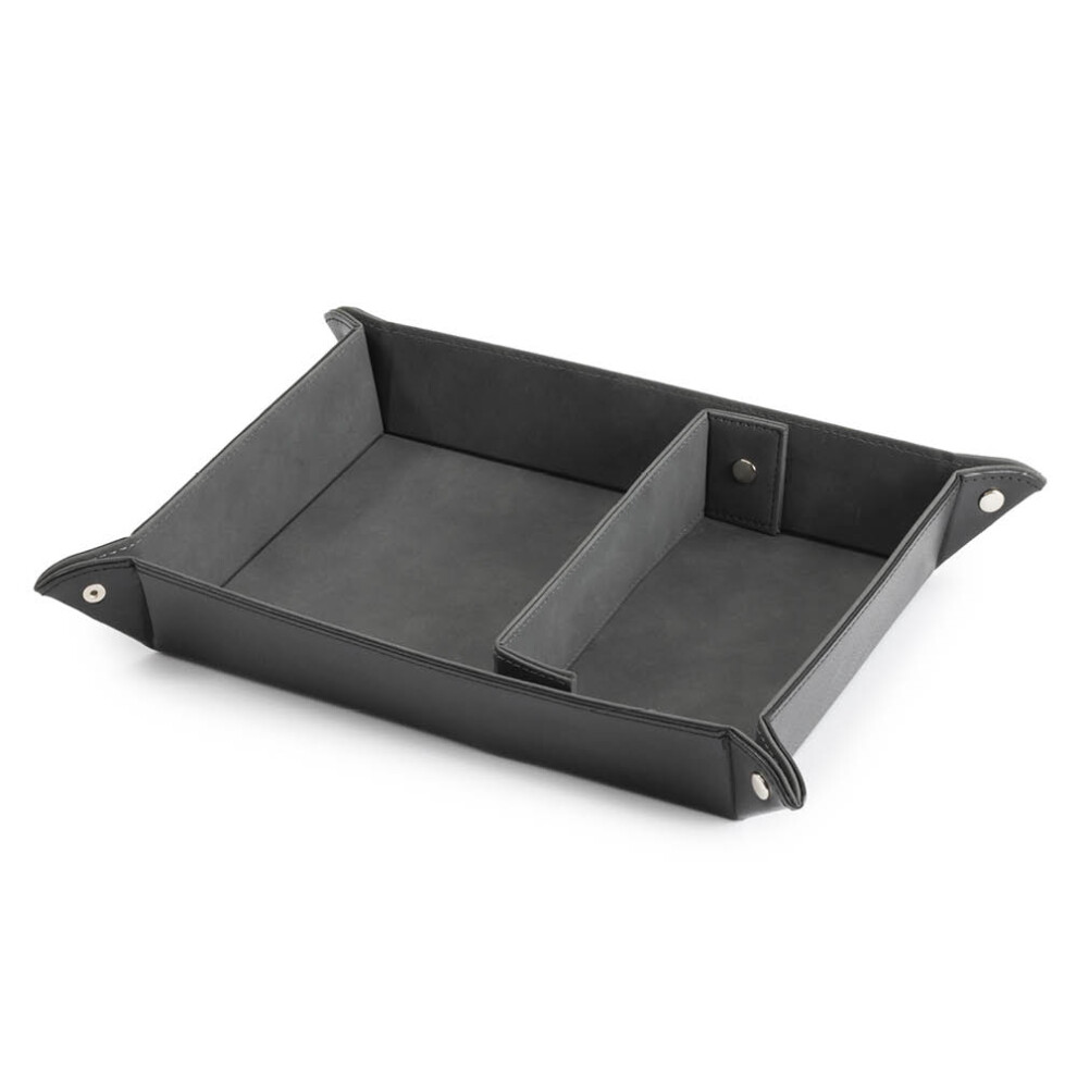 Livivo Leather-Look Valet Organiser Black