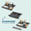 LIVIVO Leather-look Valet Organiser Black 5
