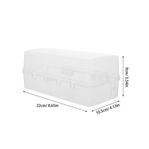 2Pcs White PP Waterproof Electrical Box Outdoor Power Strip Cover Case 1