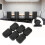 6pc Non-Slip Caster Coasters 4