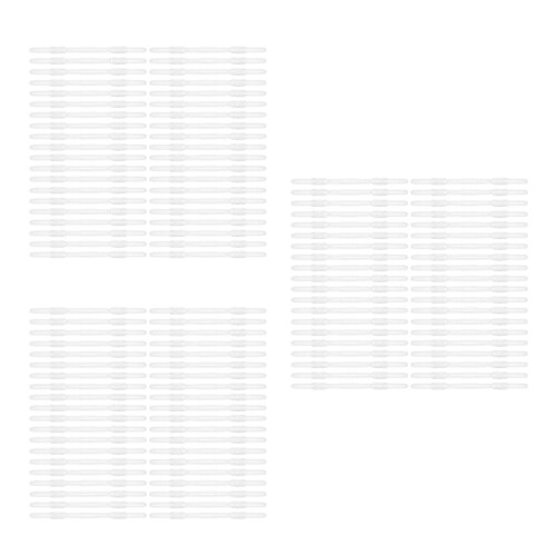 300Stk Weiße Papierhalter Büro Sortierclips 1