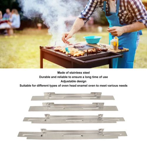 4x Stainless Griddle Wind Shield for 36in 2