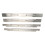4x Stainless Griddle Wind Shield for 36in 21
