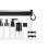 1Set Schwarzes Spenderflaschen Set Reusable Lotion Und Creme Behälter 4