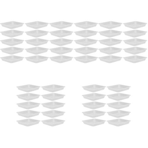 50Stk Blumentopfuntersetzer Transparent Pflanzenschale 1