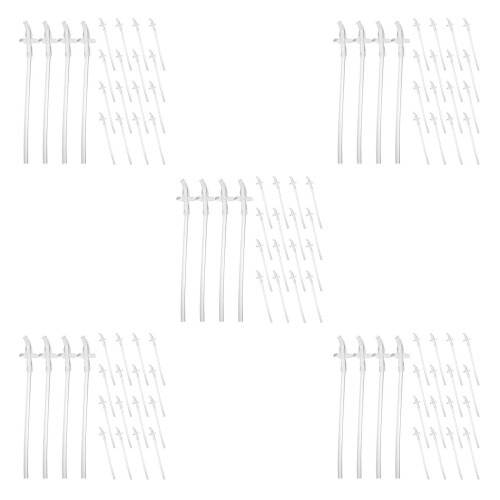 5Sets Lange Reusable Silikonhalme Mit Sicherem Design Für Kinder 1