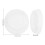 100Pcs White Plastic Protective End Caps for Mailing Tubes and Posters 2