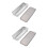 2Stk Bacon Aufbewahrungsbox Kühlschrank Fleischbox Transparent Silber 4