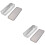 2Stk Bacon Aufbewahrungsbox Kühlschrank Fleischbox Transparent Silber 5
