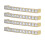 Modern Crystal Knobs 4 Pack Gold 1