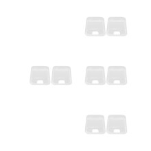 8Stk Transparente Schutzabdeckung Steckdose Selbstklebend