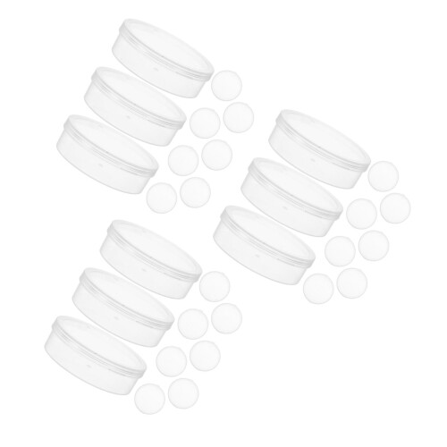 30Stk Runde Make-Up Box Transparente Aufbewahrung 1