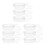 30Stk Runde Make-Up Box Transparente Aufbewahrung 6