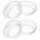 4Stk Glasdeckel Mit Silikondichtung, Dicht, Weiss, Ersatz-Krugdeckel 11