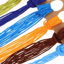1Set Handarbeitsset Polyesterfäden Bunt DIY Stickrahmen Kreuzstich Kit
