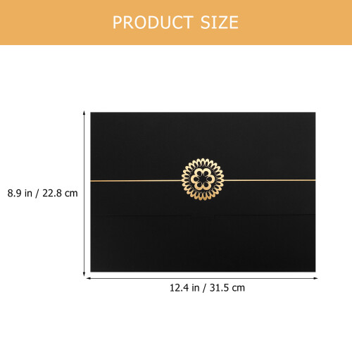 2Stk Schwarze Urkundenhüllen Aus , Und Einfach Zu 1