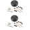 2Sets Robust Metall Trommel Zungentrommel Hand Percussion Instrument 4