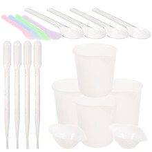 3Sets Transparente Silikon Messbecher Für Resin DIY Schmuckherstellung