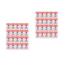 100Stk Video Warnsticker Haftend Für Auto Wand Mehrfarbig Outdoor