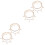 4Ensembles De Bracelets De Dorés Multi-Couches Femme 2