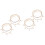 4Ensembles De Bracelets De Dorés Multi-Couches Femme 3