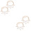 4Ensembles De Bracelets De Dorés Multi-Couches Femme 5