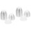 200Pièces Accessoire Plante Dôme Plastique Transparent Pour 3