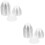 200Pièces Accessoire Plante Dôme Plastique Transparent Pour 5