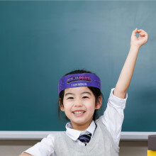 24Stk Karate Kinder Stirnbänder Polyester Wiederverwendbar Mehrfarbig