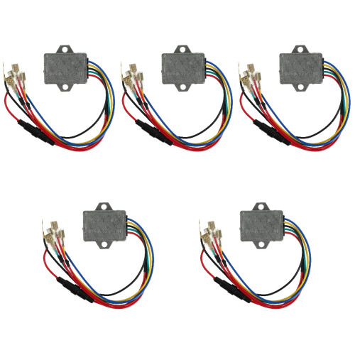 5Stk Horn Stabilizer Kit Schwarz Universal Kunststoff 1