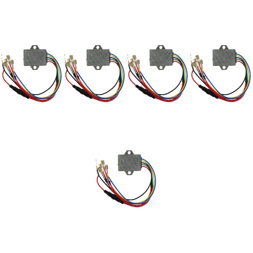 5Stk Horn Stabilizer Kit Schwarz Universal Kunststoff 2