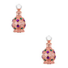 2Stk Glasflaschen Vintage Parfümflakon Für Damen Und
