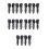 10Paires LED Guidon Clignotants Etanches Noir Pour 2