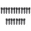 10Paires LED Guidon Clignotants Etanches Noir Pour 3