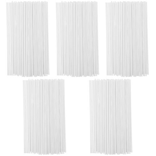 500Pcs White Paper Sticks for DIY Candy Chocolate Lollipop Making 1
