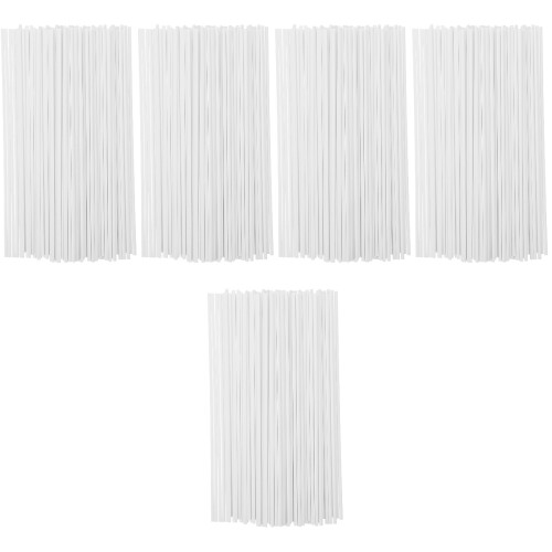 500Pcs White Paper Sticks for DIY Candy Chocolate Lollipop Making 2