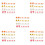 20Ensembles Séparateurs D'orteils Fleurs Silicone Colorés Kit 4