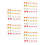 20Ensembles Séparateurs D'orteils Fleurs Silicone Colorés Kit 5