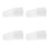 40Pcs Plastic Clamshell Molds Wax Melt Containers Clear Star Design 3
