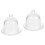2Pcs Glass Cake Holder with Dome Elegant Covered Dessert Plate 3