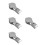 4Pièces Mini Coupe-Ongles Inoxydable Portable Antisplash Pour Ongles 3